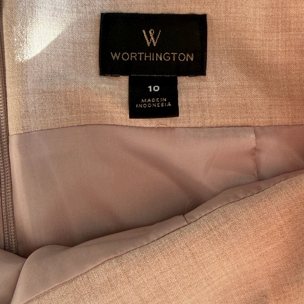 Worthington Cream Skirt Size 10 NEW - Picture 3 of 4